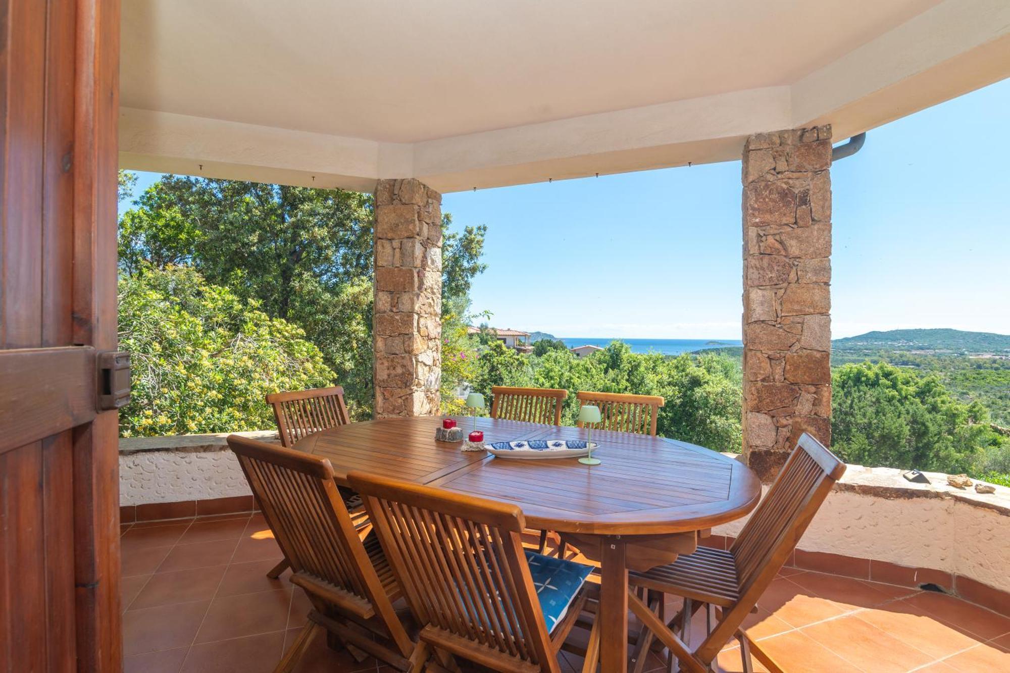Punta Molara Villa Vista Mare Cala Ginepro מראה חיצוני תמונה